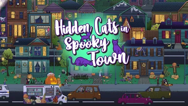 Hidden Cats in Spooky Town